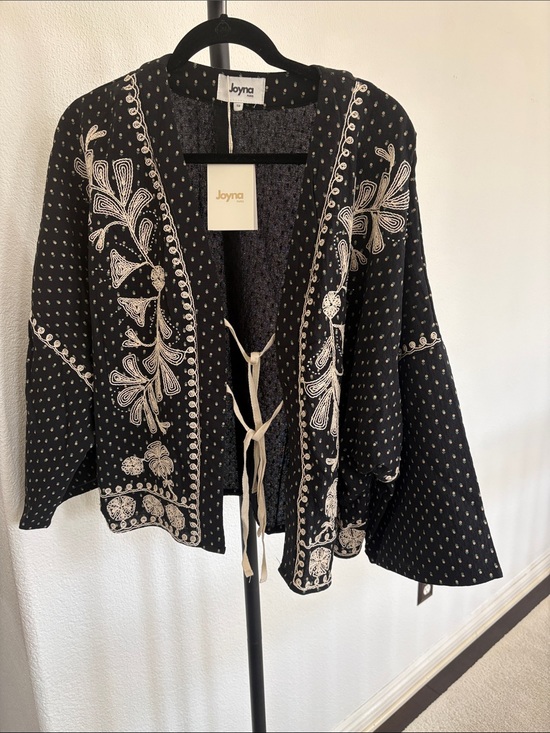 Joyna Jackets & Blazers - Joyna Paris Embroidered Jacket NWT One Size